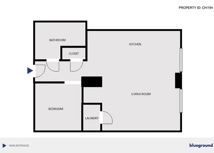 Appartement Loop 1br W Fitness Center Nr W Loop The L Chi-194 Chicago