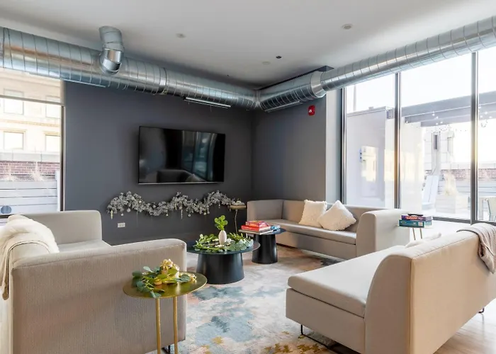 Appartement Loop 1br W Fitness Center Nr W Loop The L Chi-194 *